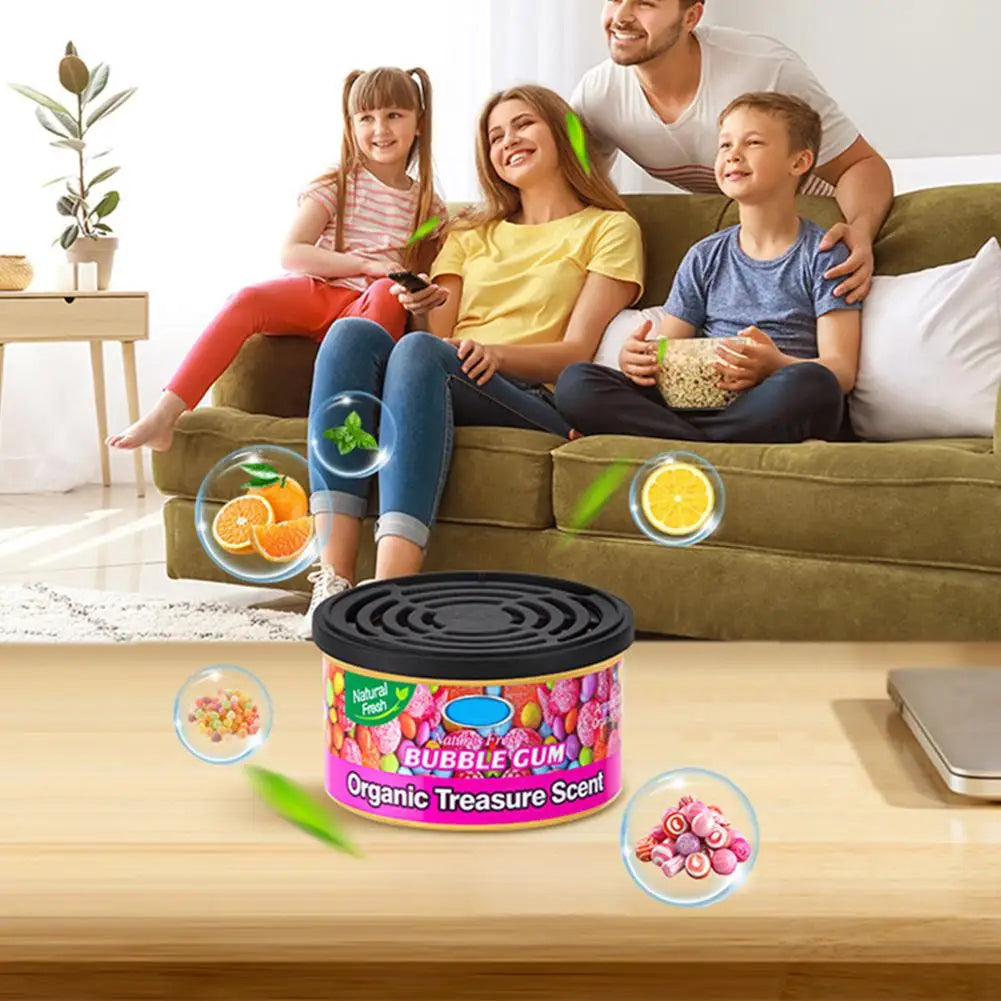 Long-Lasting  Air Freshener Can Odor Neutralizer Assorted Scents For Home Non-Toxic Car Fresh Scent Car Fragrance