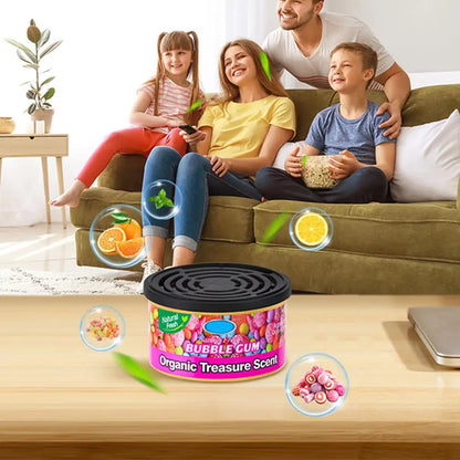 Long-Lasting  Air Freshener Can Odor Neutralizer Assorted Scents For Home Non-Toxic Car Fresh Scent Car Fragrance