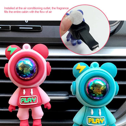 Car Air Outlet Perfume Clip Cartoon Astronaut Air Freshener Conditioning Air Outlet Aromatherapy Car Interior Decoration