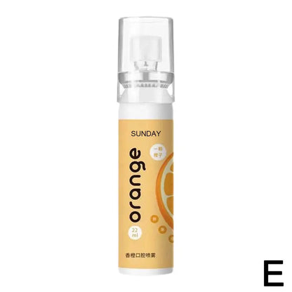 Fresh Oral Spray Fruit Flavour Fresh Breath Spray Portable Refreshing Cool Fresh Breath Oral Odor Remover Fights Bad Breath