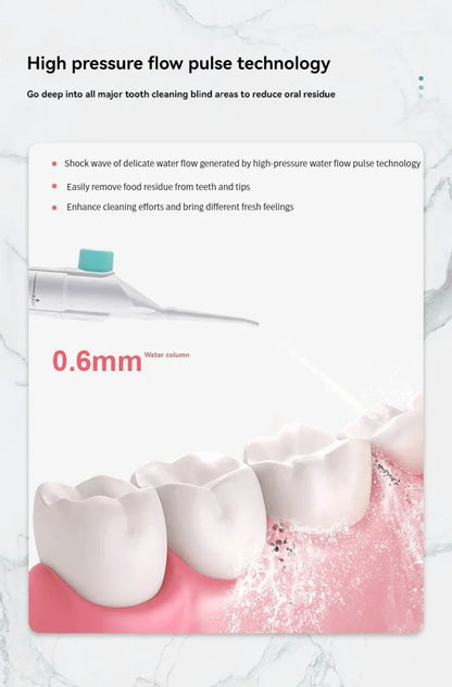Oral Irrigator Portable Teeth Clean High Pressure Water Flosser Cleaner Toothpick Dental Hygiene Floss dental accessories