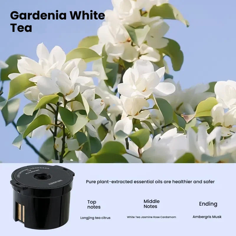 2025 Model Smart Car Air Freshener - Premium Automotive Fragrance Device with Cloud-View Atomization, Filling the Car with Fragr