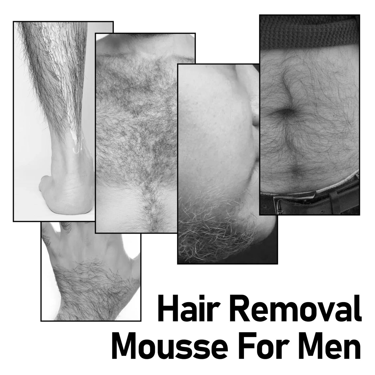 Powerful Hair Removal Mousse Permanent Painless Hair Remover for Men Armpit Legs Hair Growth Inhibitor Depilatory Cream Care