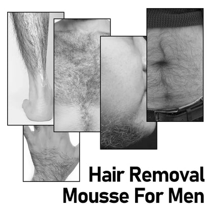 Powerful Hair Removal Mousse Permanent Painless Hair Remover for Men Armpit Legs Hair Growth Inhibitor Depilatory Cream Care