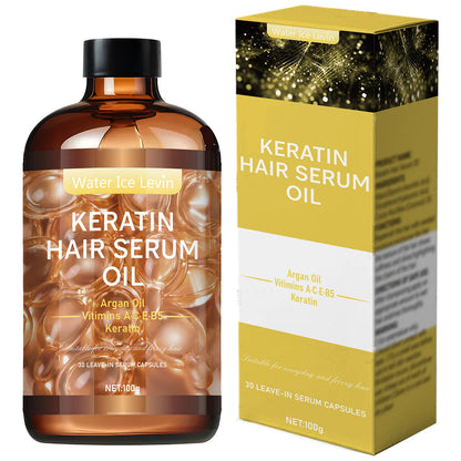 Hair Care Essential Oil, Repairs Hair Roots and Fills Cuticles and Pores, Deeply Nourishes and Locks in Moisture, Moisturizes Dry Hair