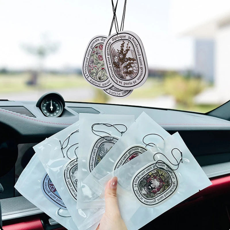 New Car Solid Air Freshener Hanging Clip, Dual Function as Vehicle Decor & Scented Ornament, Long-Lasting Aroma for Cars