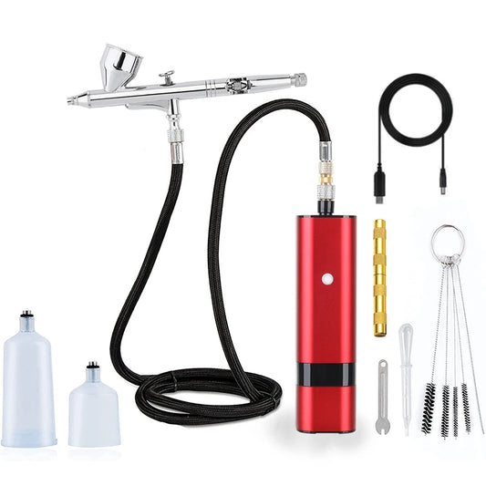 Travel Beauty Care Easy Use Salon Airbrush With Compressor Make Up Nail Art Design Spray Facial Kit For Women Gift