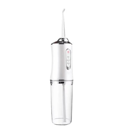 Oral Irrigator Portable Dental Water Flosser USB Rechargeable Water Jet Floss Tooth Pick 4 Jet Tip 220ml 3 Modes Dental Cleaner