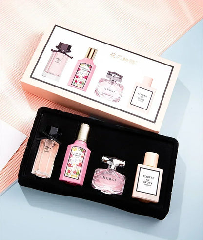 Womens Perfume Floral Scent Eau de Parfum 110ml Gift Box Four Piece Set Pheromone Balminess Духи Fragrance For Her