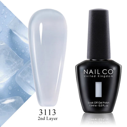 NAILCO 2025 Winter 15ML Gel Nail Polish Nails Semi-permanent UV Varnish High Quality Glass Bottle Nail Art Polish For Manicure