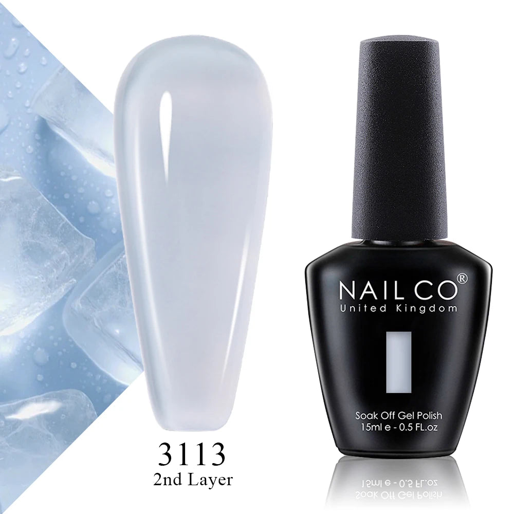 NAILCO 2025 Winter 15ML Gel Nail Polish Nails Semi-permanent UV Varnish High Quality Glass Bottle Nail Art Polish For Manicure