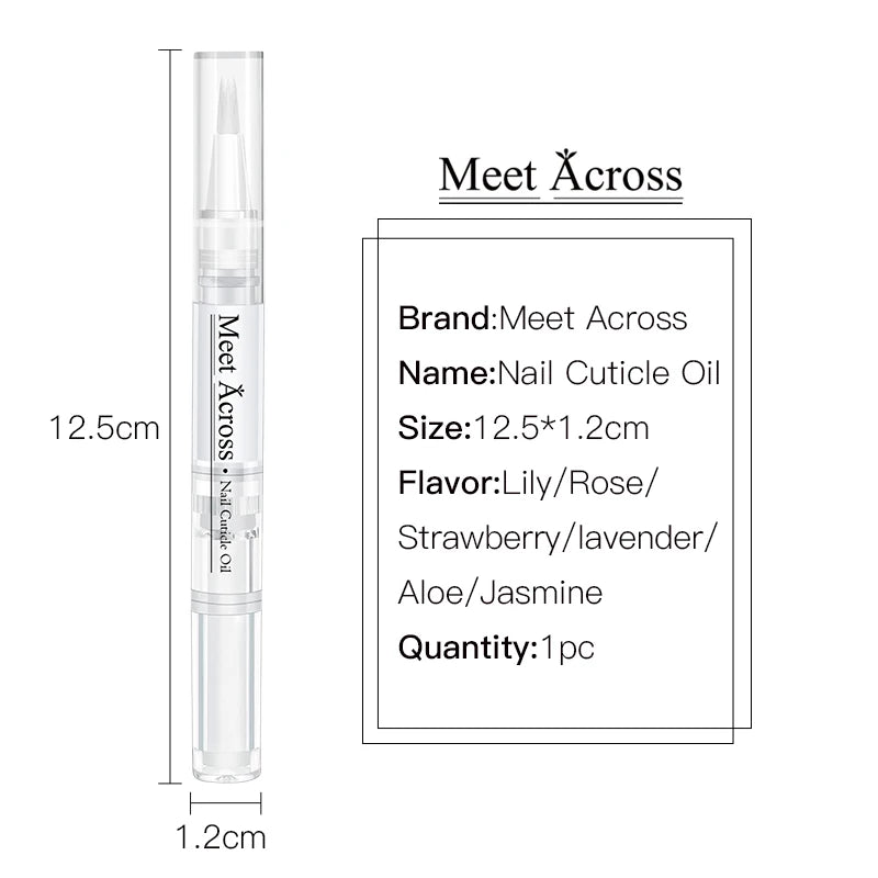 Nail Nutrition Oil Pen Nail Strengthener for Thin Nails And Growth Nail Treatment Cuticle Revitalizer Oil Prevent Agnail Nourish