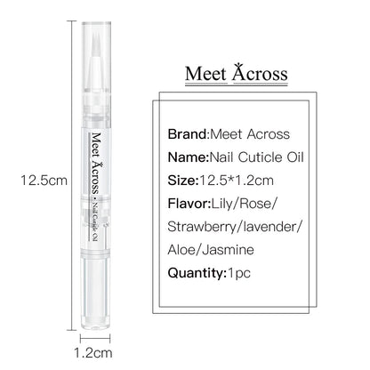 Nail Nutrition Oil Pen Nail Strengthener for Thin Nails And Growth Nail Treatment Cuticle Revitalizer Oil Prevent Agnail Nourish
