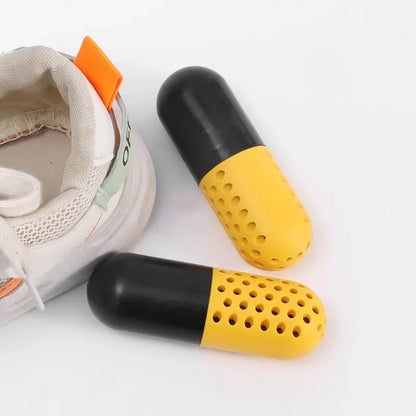 Shoes Deodorizer Capsules Shoe Closet Smell Absorber Capsule Smell Eliminator Deodorant Dehumidifier Portable Shoe Freshener