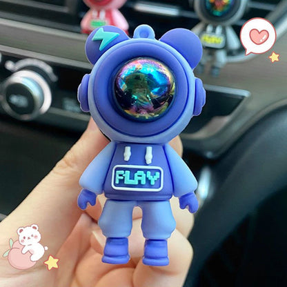 Car Air Conditioning Aromatherapy Clip Cartoon Astronaut Air Outlet Perfume Fragrance Car Air Freshener Car Air Vent Accessories