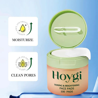 Korean Skin Care Cleansing Cotton Pads Centella Asiatica Niacinamide Peptide Daily Deep Hydrating Moisturizing Toner Cotton Pads