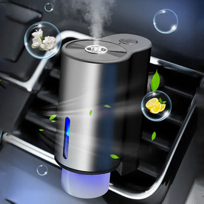 Car Air Freshener Electric Auto Aroma Diffuser Car Air Vent Essential Oil Mist Humidifier Fragrance Diffuser Aromatherapy