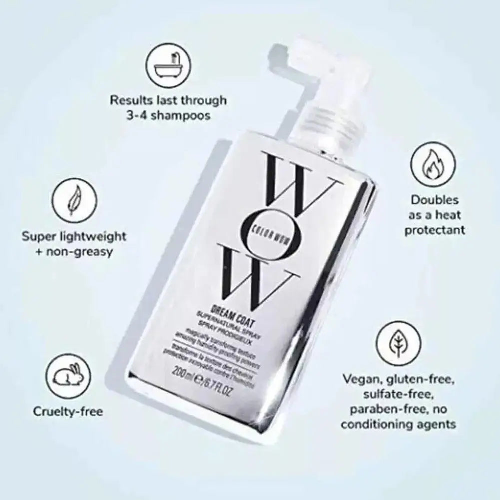 Hair spray silky gloss repair damaged hair follicles 200ml suitable for curly wavy or curly hair boys and girls