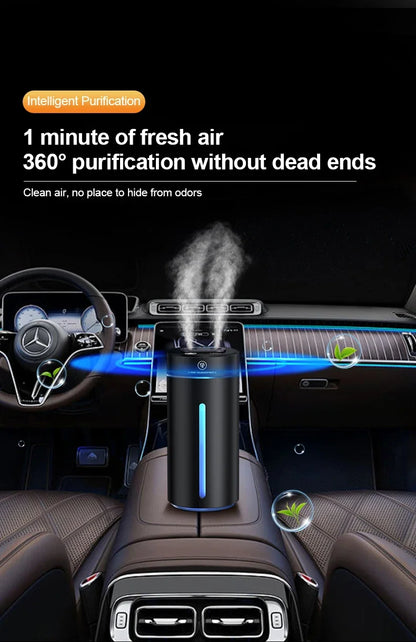Car Air Freshener USB Charge Aroma Humidifier Mini Essential Oil Diffuser Car Flavoring Aromatherapy Interior Car Accessories