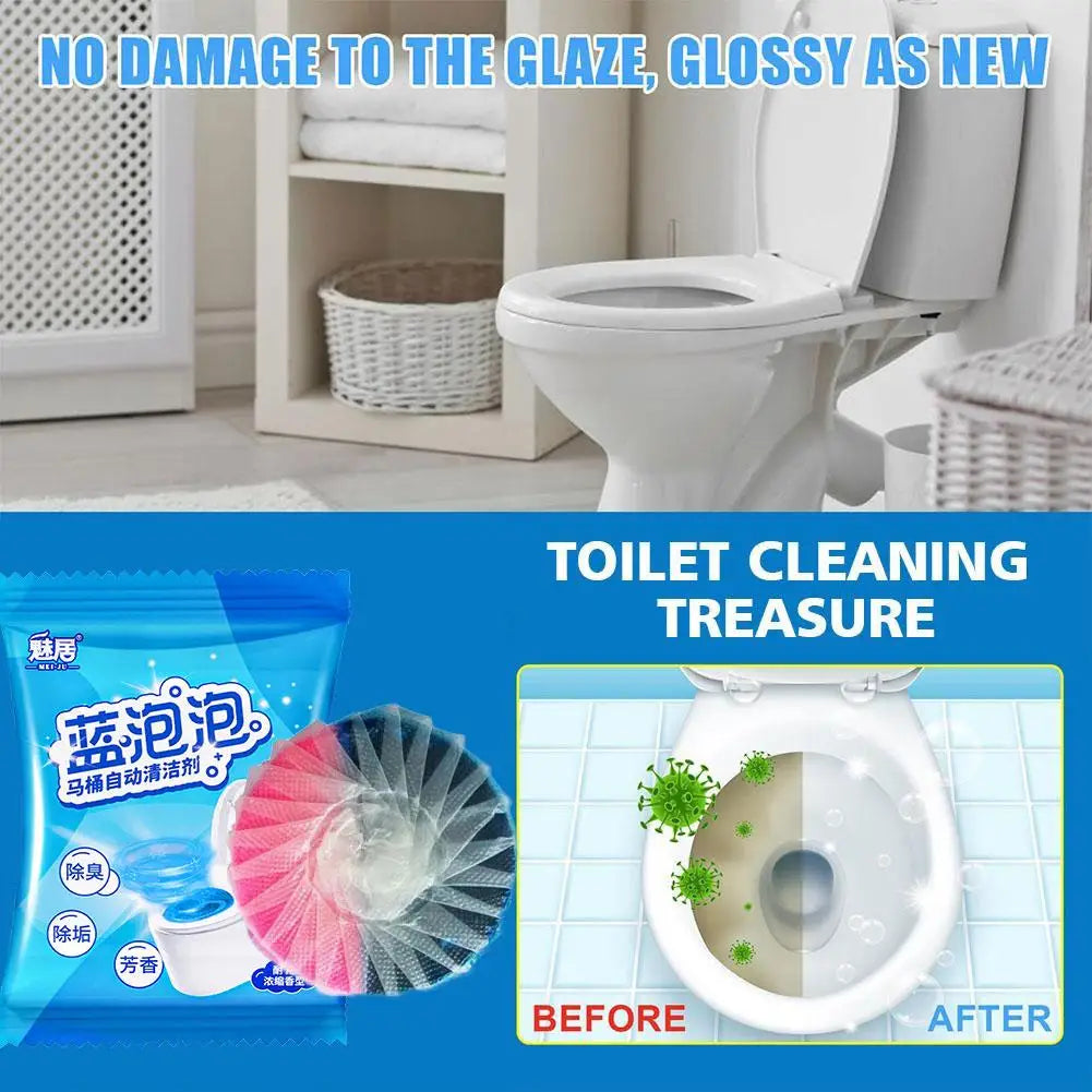 Toilet Bowl Cleaner Tablets Deep Cleaning Washer Deodorant Cleaning Agent Pills Toilet Tank Cleaners House Bathroom Cleaning