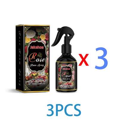Rose Scented Room Spray 100ml Long Lasting Air Freshener for Bedroom Bathroom Office Instant Odor Eliminator Natural Fragrance