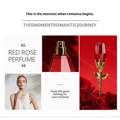 Midnight Rose Perfume for Women Rose Women Perfume Fragrance Elegant Brithday Gift Floral Scent Fruity Fragrance Christmas Gift