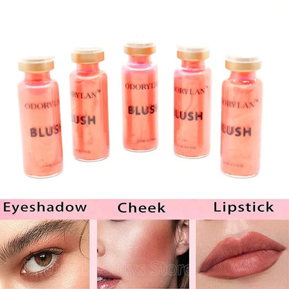 Korea 5ml BB Lip Serum BB Cream Glow Ampoule Starter Kit Brightening Moisturizing Lipstick Serum Kit Lip Gloss Pigment Skin Care