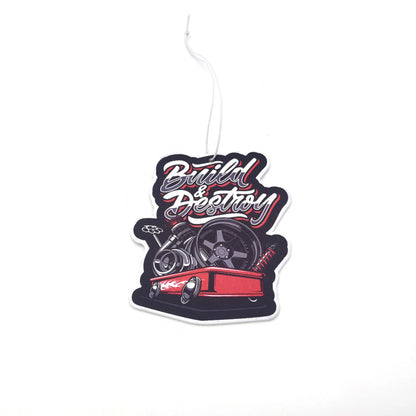 Car Air Freshener Sex Girl Hanging Rearview Mirror Perfume Flavoring Turbo Brake Disc Shock Absorber Solid Paper JDM Accessories