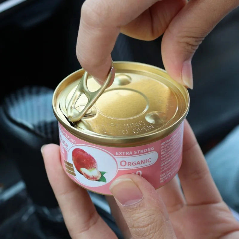 Car Air Freshener New Car Deodorant Fibre Air Freshener Wood Block Can Coffee Flavour Cars Aromatherapy Auto Deodorant Supplies