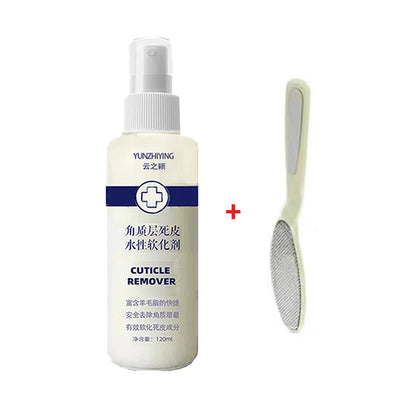 Foot Cuticle spray Remove Dead Foot Exfoliator Softener Remove Dead Skin and Calluses Foot Mask Pedicure Nail Enhancer 120ml