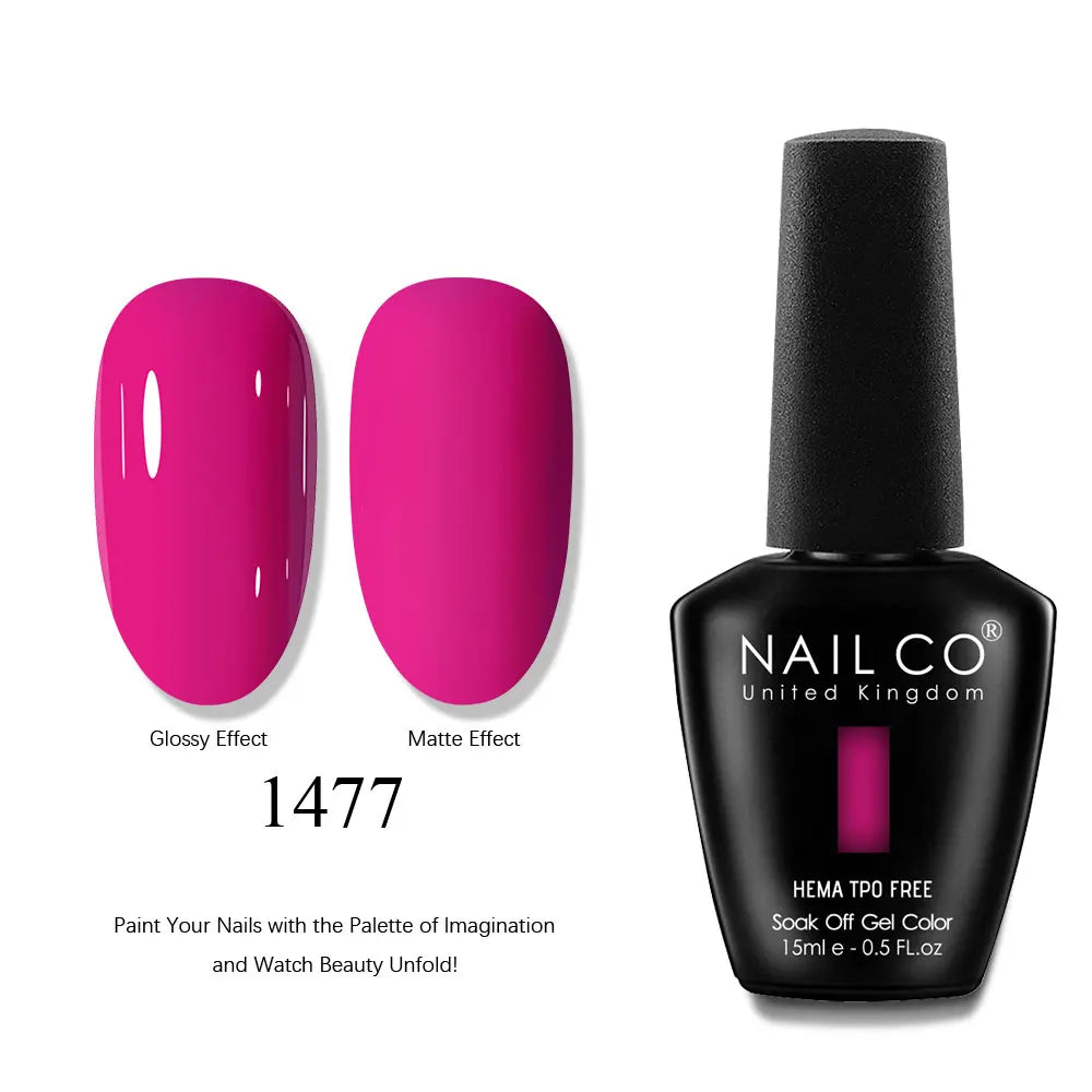 NAILCO 2025 Winter 15ML Gel Nail Polish Nails Semi-permanent UV Varnish High Quality Glass Bottle Nail Art Polish For Manicure