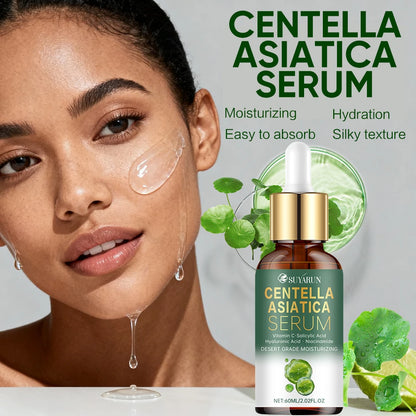 SUYARUN Premium Centella Asiatica Serum - Hydrating & Soothing Face Treatment for Acne, Redness & Anti-Aging | Natural Skin Care