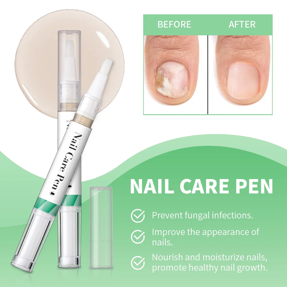 1/2pc Nail Care Mild Ingredients Prevent Damaged Nail Bed Treat Onychomycosis Nail Repair Pen For Nail Beauty Health Care Tools