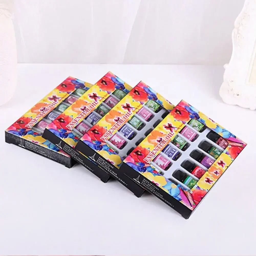 12PCS 3ML Air Freshener Natural Plant Aromatherapy Essential Oil Air Conditioning Perfume Aroma Diffuser Fragrance Humidifier