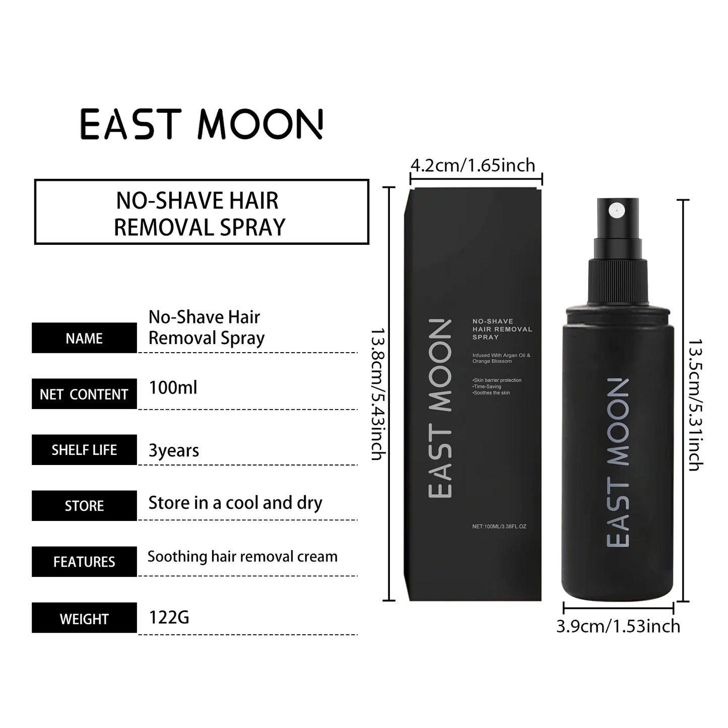 Men S Hair Removal Spray Effortlessly Removes Leg Hair Underarm Hair And Chest Hair Gentle Cleansing And Convenient Care Spray