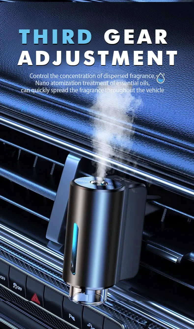 Car Electric Air Diffuser Aroma Air Vent Humidifier Mist Aromatherapy Air Freshener For Removing Odors Accessories
