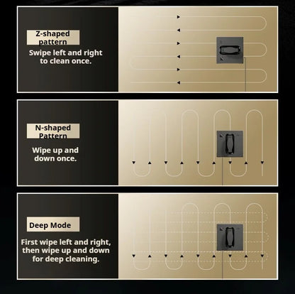 Window Cleaning Robot Battery-Four Spray Heads,Automatic Window Cleaner,Smart Home For Clean Glass,Home,Tile To Clean Tiles