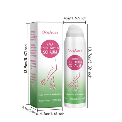 Painless Hair Removal Spray Permanent Fast Remove Body Armpit Leg Hair Growth Inhibitor Intimate Part Depilatory Cream for Men
