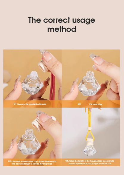 Natural car fragrance, fragrant all the way, long-lasting fragrance, evenly spread, car air freshener