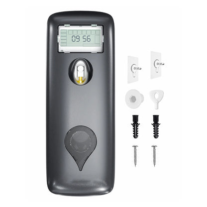 Automatic Fragrance Perfume Spray Distributor 300ML Liquid Air Freshener Dispenser LCD Programmable Toilet Room Odor Eliminator