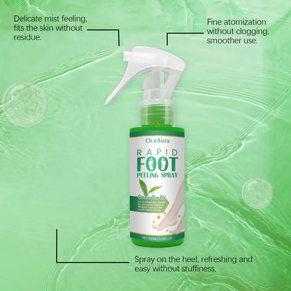 Foot Peeling Spray Improve Heel Cracking Repair Cough Dryness Rermove Dead Skin Exfoliation Antiperspirant Foot Moisture Spray