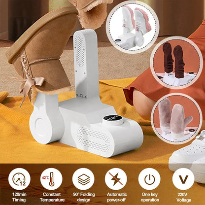 Shoe Dryer Heater Portable Smart Electric Shoe Drying Deodorizer Dehumidifier Machine Home Foot Warmer Winter сушилка для обуви