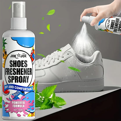 JOKJOK Shoe & Sneaker Deodorizer Spray - Fast-Acting, Long-Lasting Freshness, All-in-One Formula for Sneakers, Shoes, Car & Home
