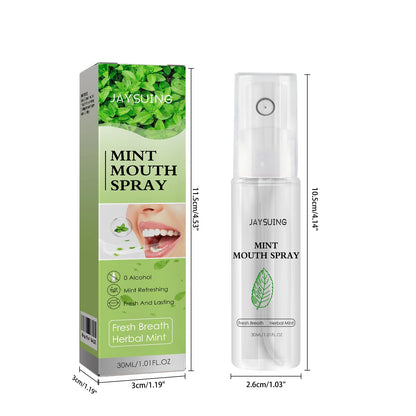 Mouth Freshener Spray Oral Spray Remove Bad Breath Long Lasting Mint Portable Breath Freshener Refreshing Oral Care Products