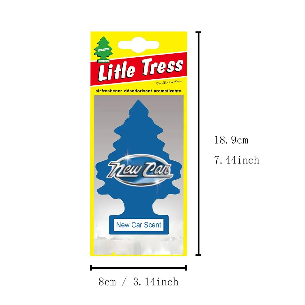 5-20pcs New Car Air Freshener Little Tress Car Air Freshener | Hanging Paper Tree for Home or Car