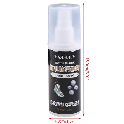 Water & Stain for Shoes 100ML Spray-Waterproof to Protect: White Sneakers,Suede,Leather,Mesh,Canvas More
