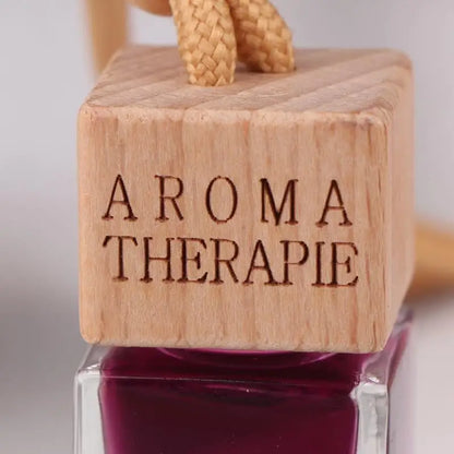 Wood Hanging Car Air Freshener Diffuser Perfume Aromatherapy Essential Oil Bottle Hanging Car Air Freshener Car Auto Accessories