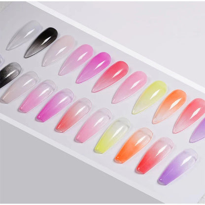 12 Color New Nails Spray Powder Gradient Ombre Nails Glitter Powder Spray Bottle Quick Drying Colorful Spray Powder Nails Care