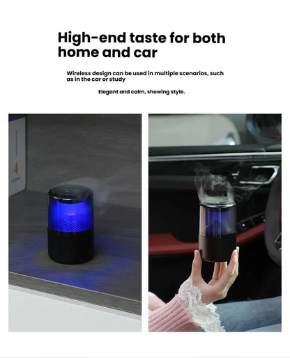2025 Model Smart Car Air Freshener - Premium Automotive Fragrance Device with Cloud-View Atomization, Filling the Car with Fragr
