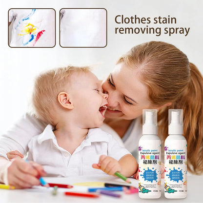 2pcs Stain Eater Spray Clothes Dirt Removal Spray Powerful Stain Cleaner for Clothes Leather Furniture Kitchen Bathroom Car